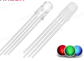Bi colour LED (Red - green) 3 pins