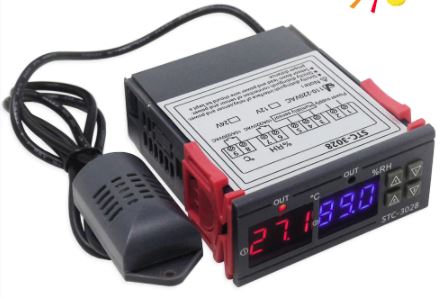 STC-3008 Digital Thermostat STC-3028 Temperature Humidity Controller Thermostat Regulator Thermometer Hygrometer Control Switch